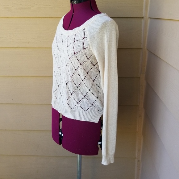 FIFTY STREET cropped knit sweater - Picture 3 of 5